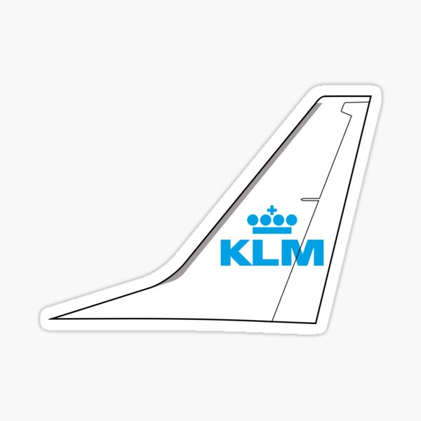 Aperçu de l'œuvre KLM Royal Dutch Airlines Boeing 737-800 Post-2002 Tail (face à gauche) créée et vendue par aspinworks.