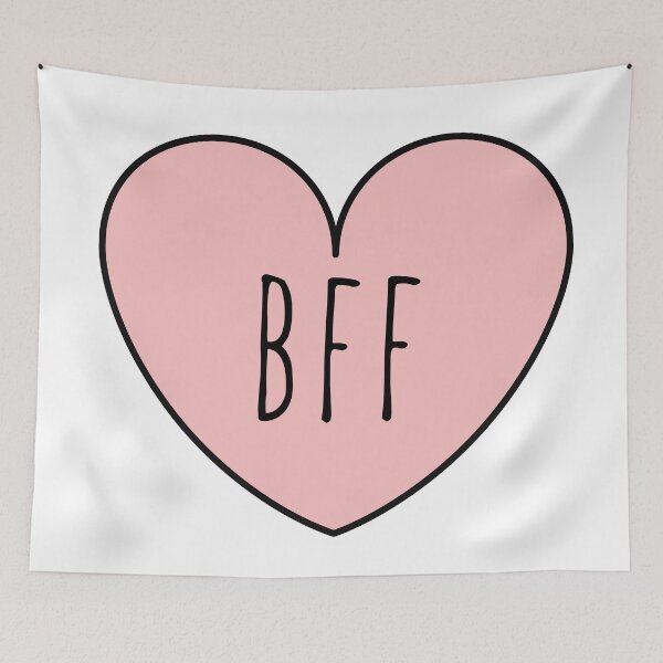 Item preview, BFF - Pink Heart designed and sold by KarolinaPaz.