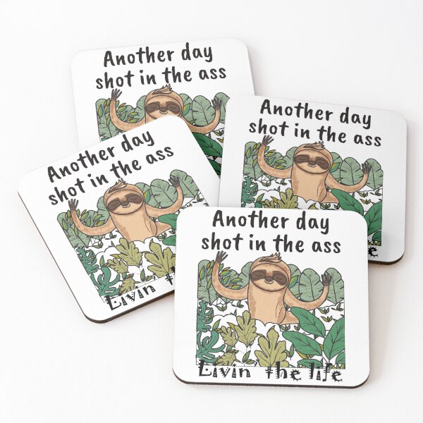 Item preview, Sloth Living The Lazy Life designed and sold by StormyMuse.