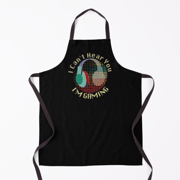 Item preview, I Can't Hear You I'm Gaming with Retro Stripes designed and sold by Zurickdesigns.