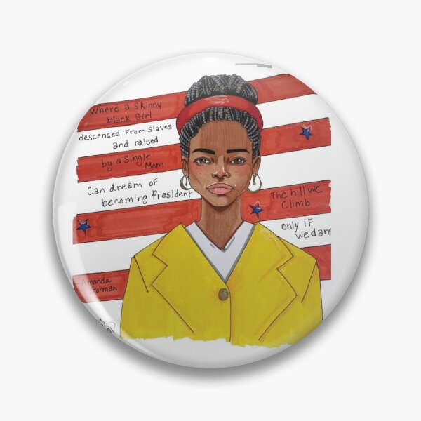 Item preview, Amanda Gorman-inauguration poem designed and sold by magenta272.