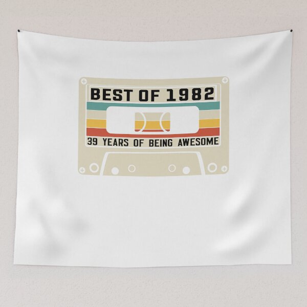 Item preview, Vintage Best Of 1982 39 Years Old Birthday Cassette Tape designed and sold by binly123.