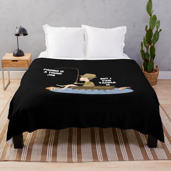 Item preview, Fishing is a touhg job, but i can tackle it designed and sold by MoreArt15.