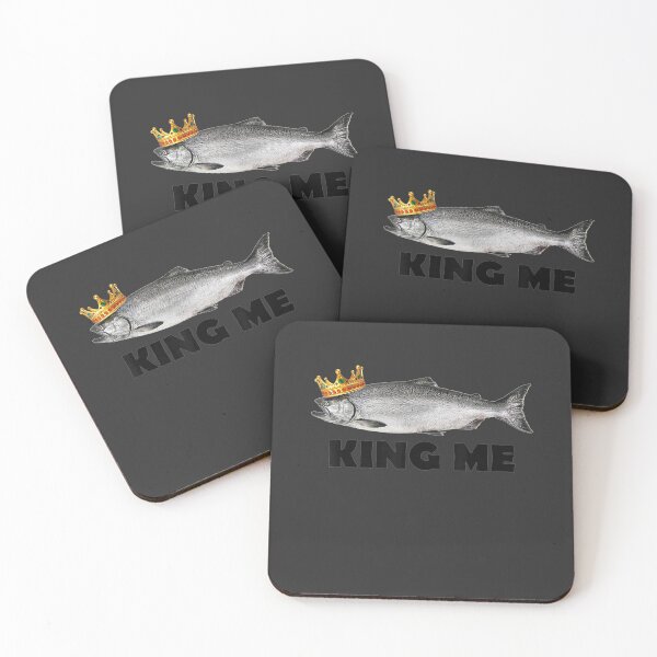 Item preview, King Me Salmon Fishing designed and sold by JoyceRicharde.