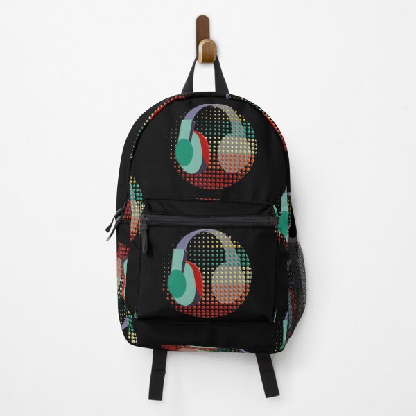 Item preview, Gaming Headphones with Retro Striped Dots designed and sold by Zurickdesigns.
