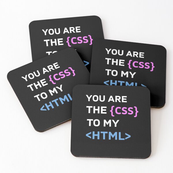 Item preview, You are the CSS to my HTML - Programmer & Web Developer Gift Valentines Day designed and sold by CHday.