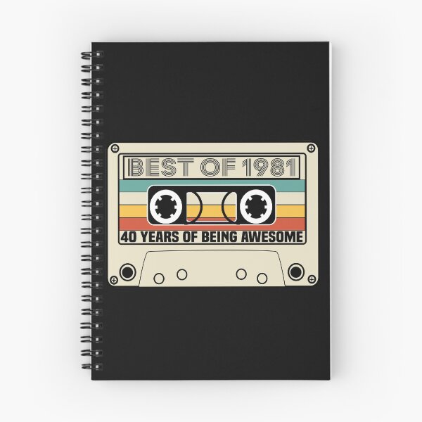 Item preview, Vintage Best Of 1981 40 Years Old Birthday Cassette Tape designed and sold by binly123.