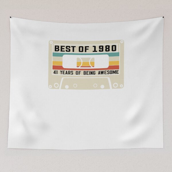 Item preview, Vintage Best Of 1980 41 Years Old Birthday Cassette Tape designed and sold by binly123.