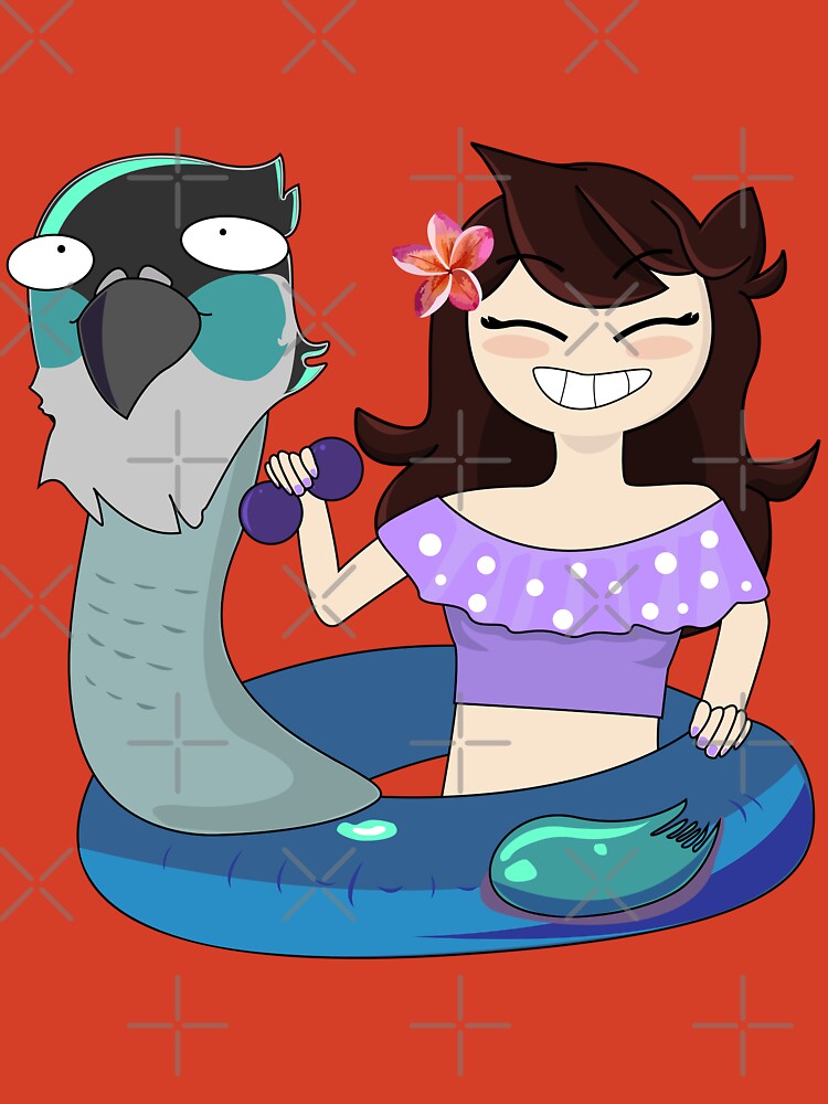 Jaiden animations cute bird swimming in pool holing sunglasses, bird saving  buoy and have fun, summer swimsuit | Sticker