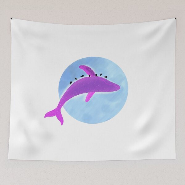 Item preview, Tiny Army Whale Moon designed and sold by dsignofthetimes.