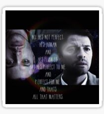 Castiel and Dean Sticker