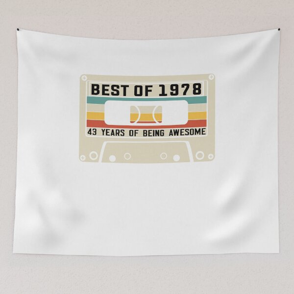 Item preview, Vintage Best Of 1978 43 Years Old Birthday Cassette Tape designed and sold by binly123.