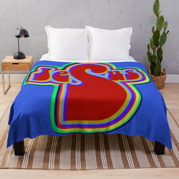 Item preview, Name of Jesus Cross Art - Glitch Colorful designed and sold by Alondra.