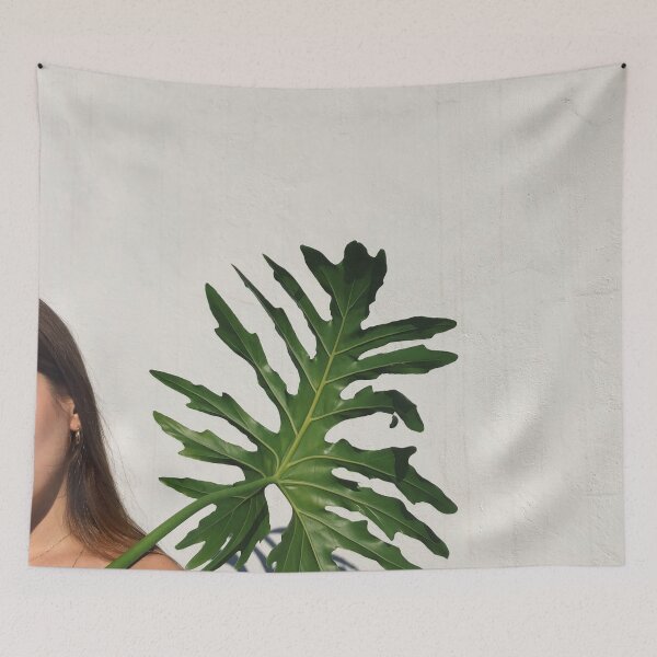 Item preview, Mujer con una hoja de plátano en Buenos Aires designed and sold by julidescole.