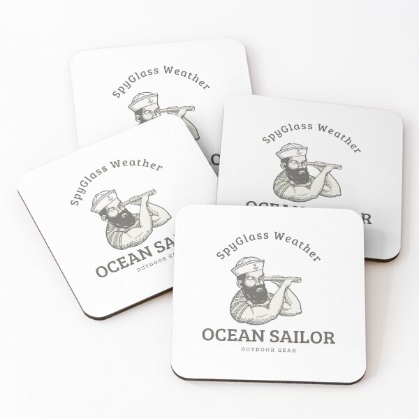 Item preview, Retro design SpyGlass Weather Ocean Sailor Outdoor Gear designed and sold by LidaRayArt.