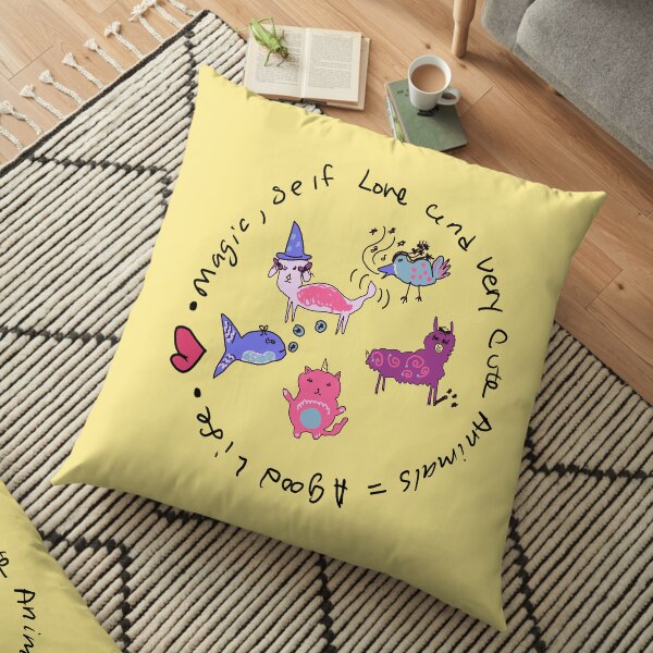 Animaux magiques Coussin de sol