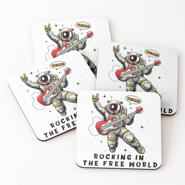 Item preview, Astronaut Rocking In The Free World designed and sold by mouad naouiri.
