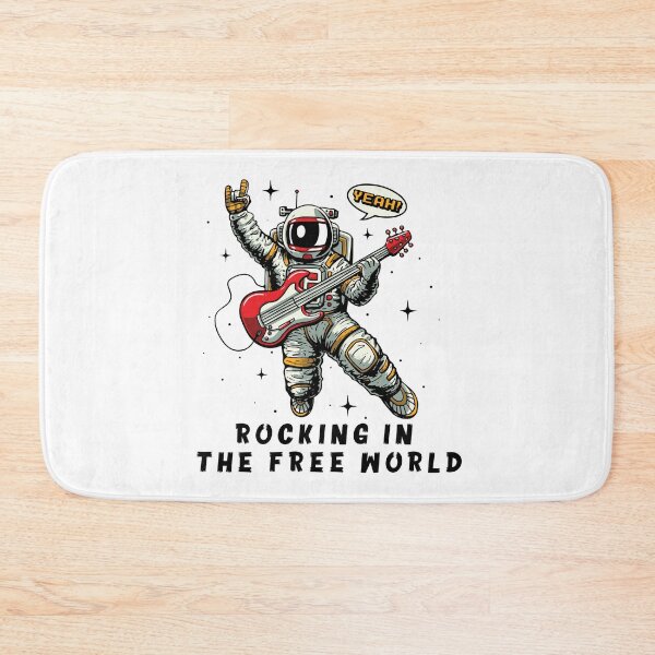Item preview, Astronaut Rocking In The Free World designed and sold by mouad naouiri.