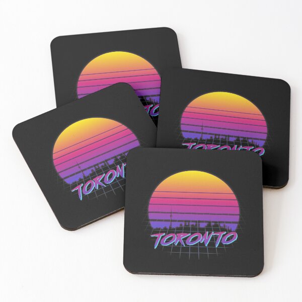 Item preview, Synthwave Toronto Sunrise - Grid designed and sold by BoredGames.