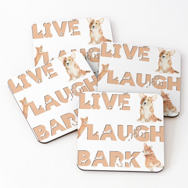 Item preview, Live Laugh Bark designed and sold by Hatomomox.