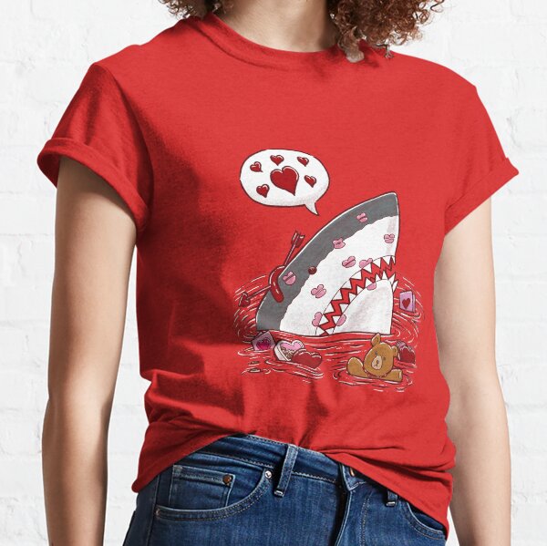 Valentine's Day Shark Classic T-Shirt
