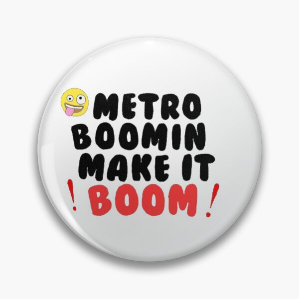 Item preview, metro boomin make it boom, silly trendy sound on tiktok designed and sold by hannahhamo.