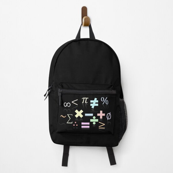 Item preview, Math symbols colored in pastel with reflection, endless pattern designed and sold by bubbley2021.