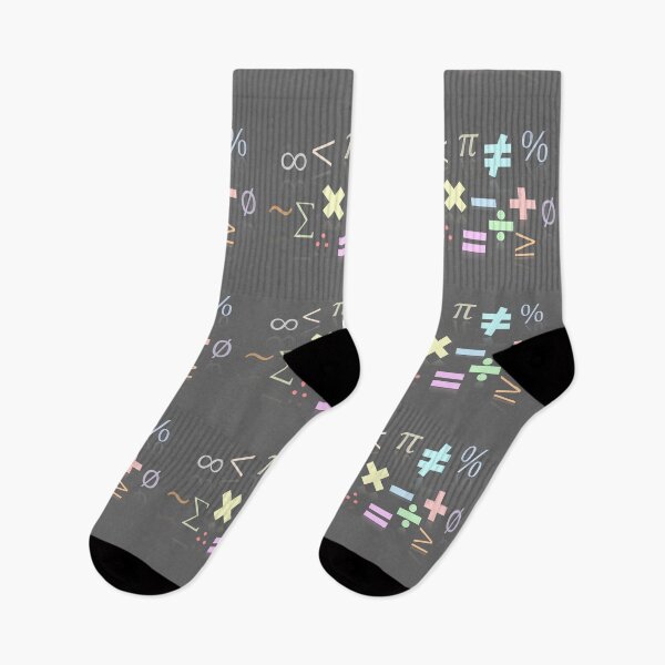 Item preview, Math symbols colored in pastel with reflection, endless pattern designed and sold by bubbley2021.