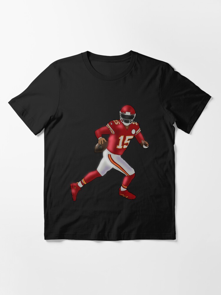 Men's Patrick Mahomes Jersey Print Scrub Top