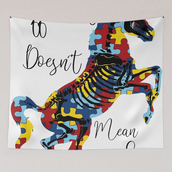 Item preview, Au Awareness Unicorn Quote designed and sold by PhantasyAandD.