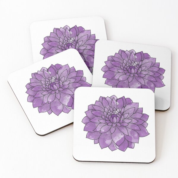 Item preview, Purple Chrysanthemum Watercolor designed and sold by sarcohpagus.