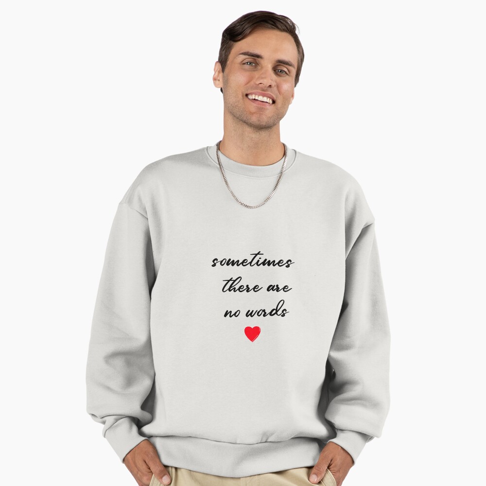 Bereavement card, sympathy card, no words card, thinking of you card, condolence card, miscarriage card, sometimes there are no words card Sticker