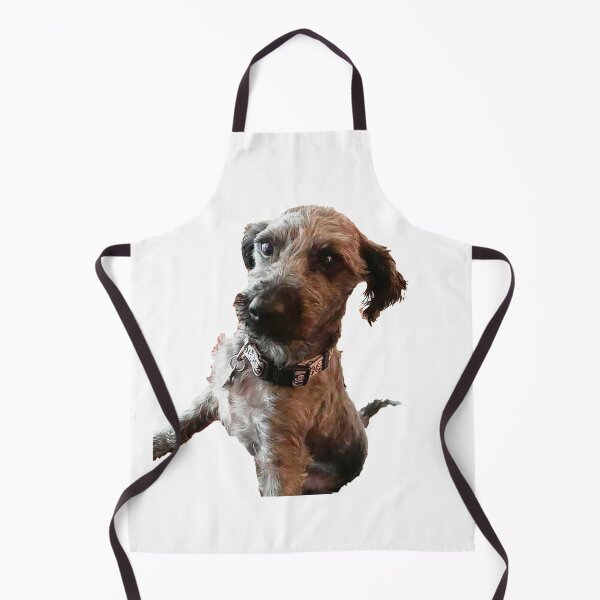 Item preview, Tango the Schnoodle cute grey dog funny happy adorable animal designed and sold by Nostrathomas66.