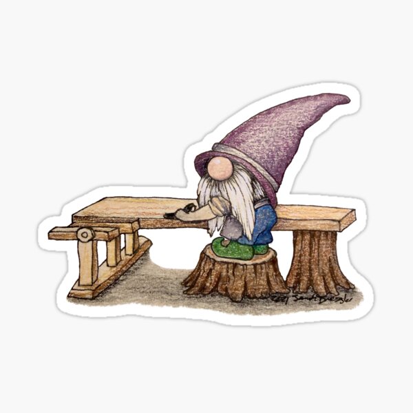 Item preview, Woodworker Gnome designed and sold by SarahCD13.