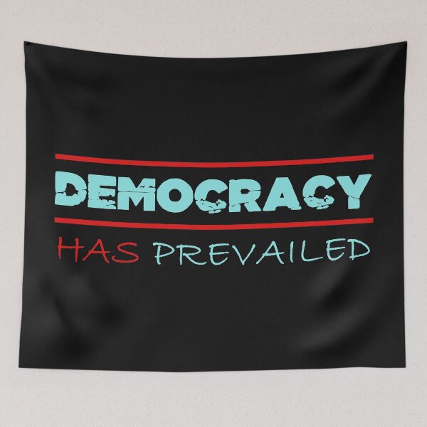 Item preview, Democracy Has Prevailed - Cool Distressed Text Effects  designed and sold by leo121687.