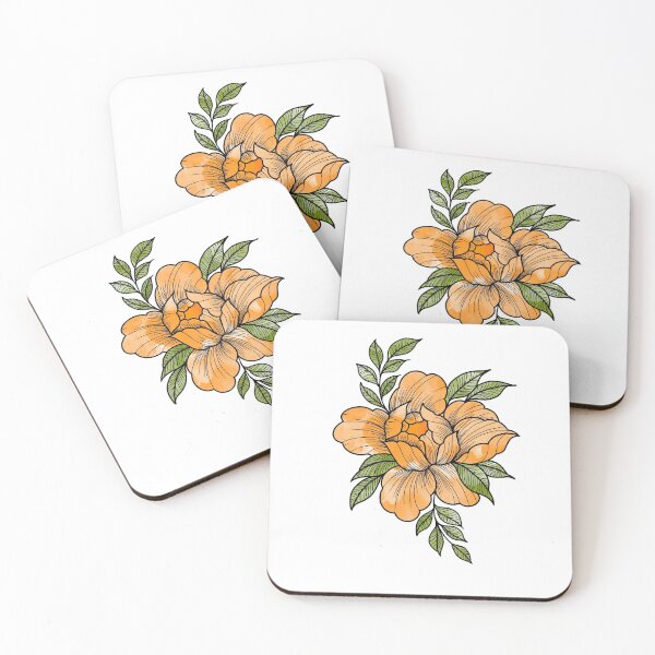 Item preview, Orange Watercolor Flower designed and sold by sarcohpagus.