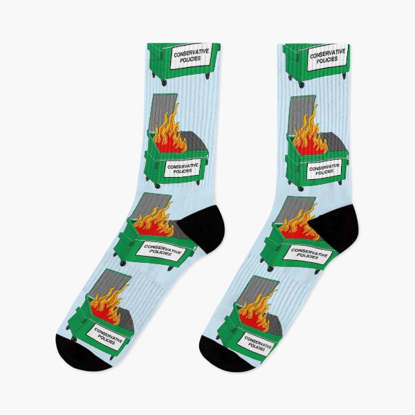 Item preview, Conservative Policies - Dumpster fire designed and sold by Picket Club.
