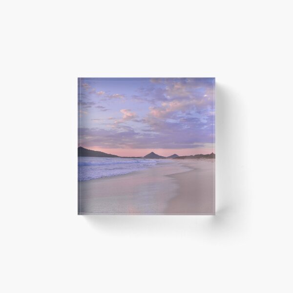 Bennetts Beach Hawks Nest captured by Kate Branch Acrylic Block