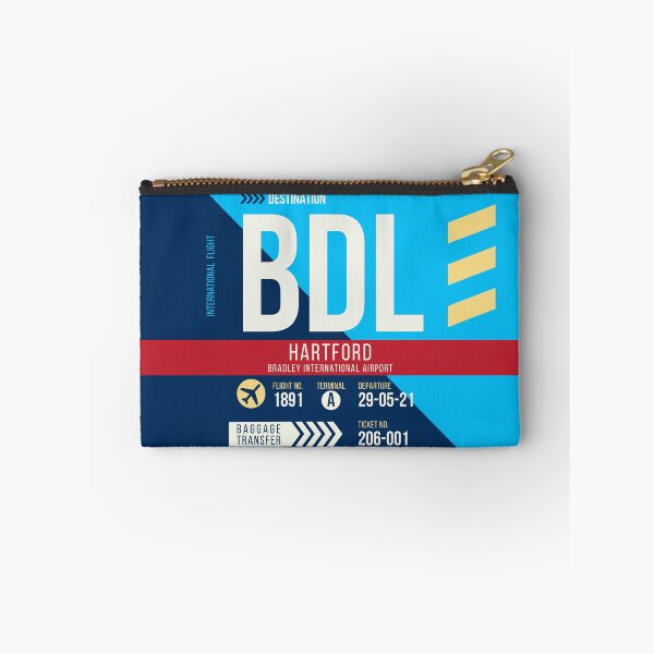 Item preview, Hartford (BDL) Airport Code Baggage Tag designed and sold by SLAG-Creative.