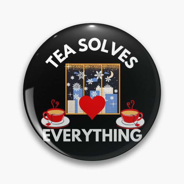 Item preview, Tea Solves Everything White Text designed and sold by JEL-Designs.