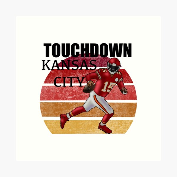 Patrick Mahomes - Kansas City Chiefs SB LVII - Mid-Century Art