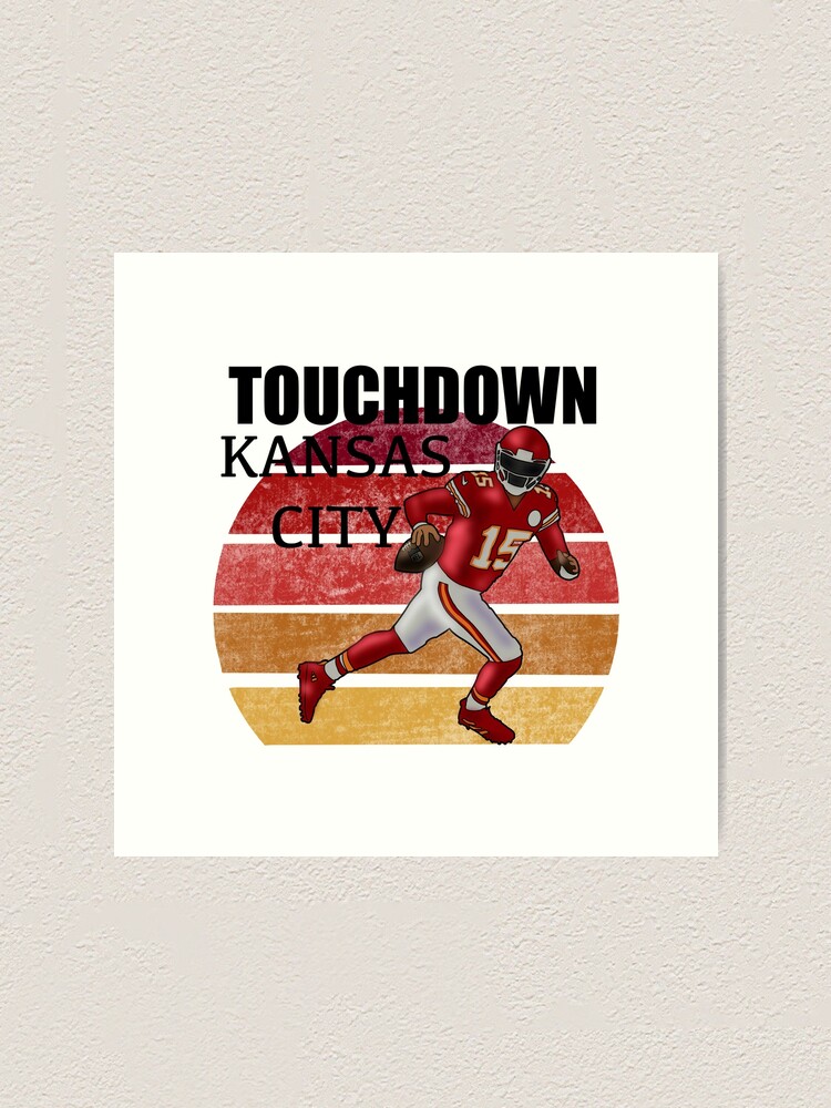 Patrick Mahomes Red Art Print