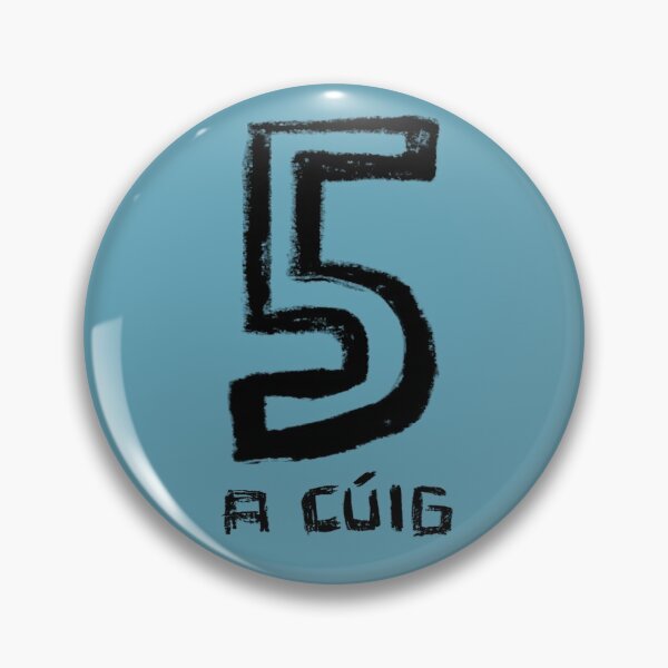 Item preview, Number 5, Gaelic Irish Five designed and sold by badlydrawnbabe.