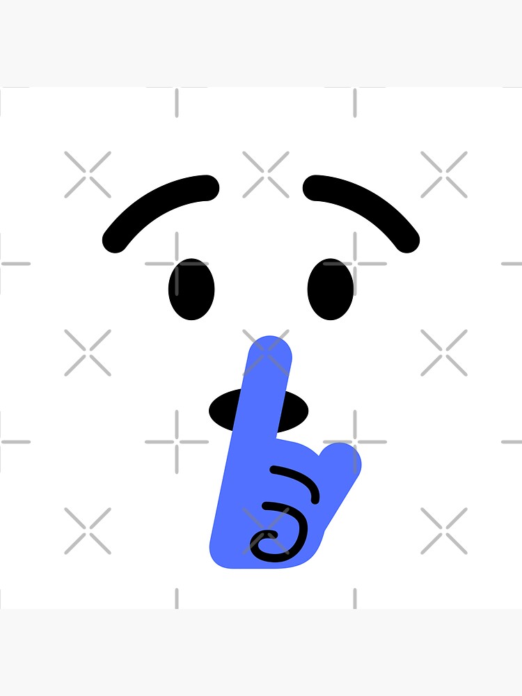Shhhh Emoji Magnets for Sale | Redbubble