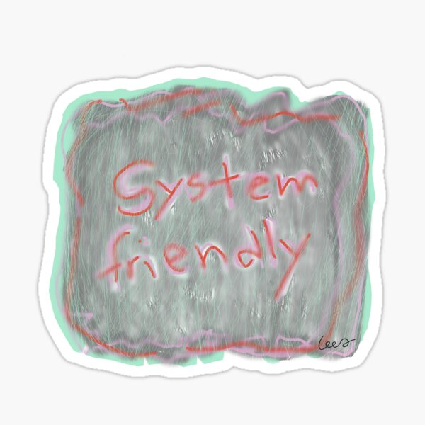 Item preview, System friendly (red / pink / green) designed and sold by MentaLee.
