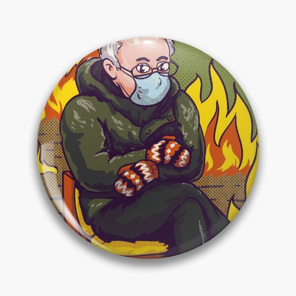 Item preview, Bernie - Esto está bien | Manoplas | Bernie Sanders sentado designed and sold by Any Color Designs.