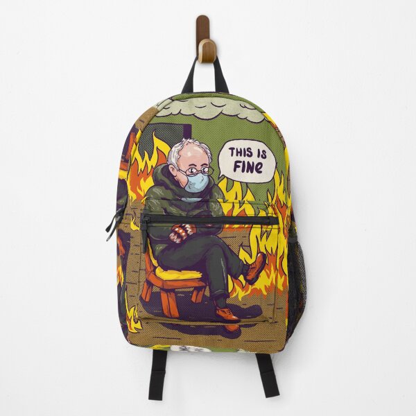 Item preview, Bernie - This is Fine | Mittens | Bernie Sanders sitting designed and sold by Any Color Designs.