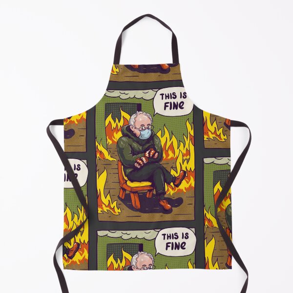 Item preview, Bernie - This is Fine | Mittens | Bernie Sanders sitting designed and sold by Any Color Designs.