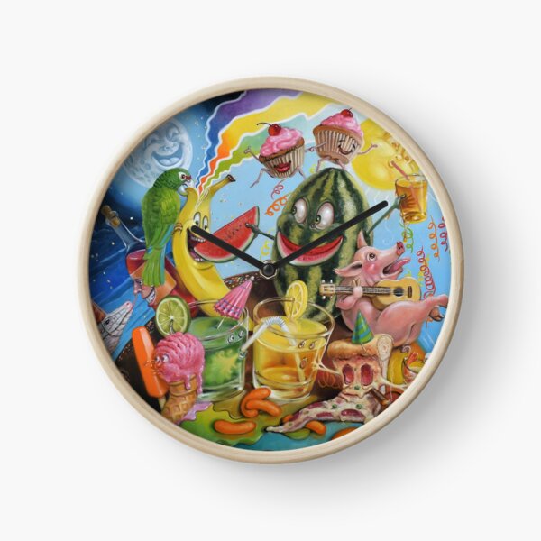 Don't Poop On My Party! Clock
