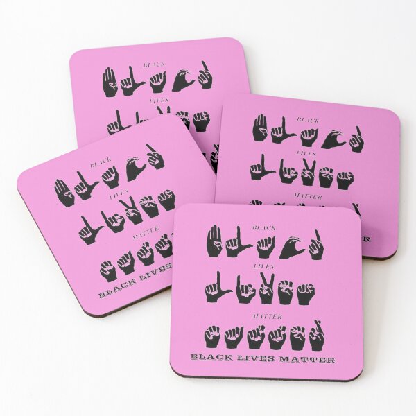 Item preview, Black Lives Matter in sign language and letters designed and sold by Gladiator2008.